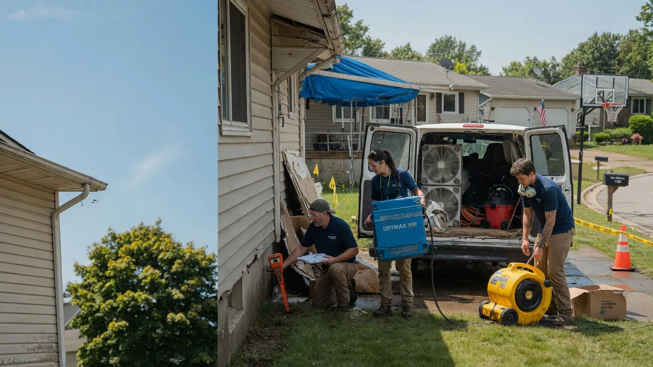 Ceiling Leak Cleanup in Peebles, OH near me
